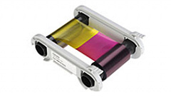 Полноцветная лента (YMCKO) на 500 оттисков с чистящим роликом; для принтера Advent SOLID 700 в Комсомольске-на-Амуре